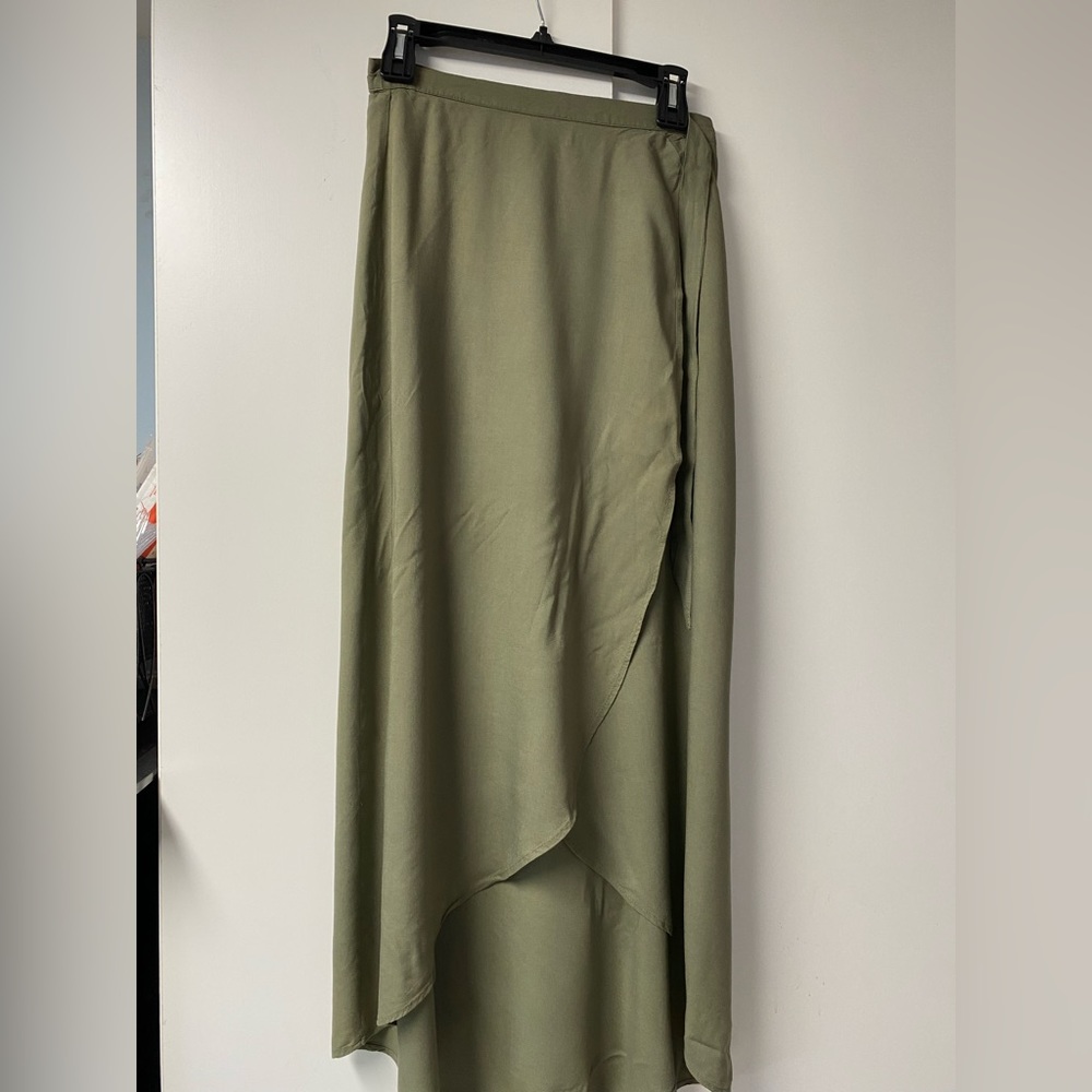 Wrap High-low Skirt